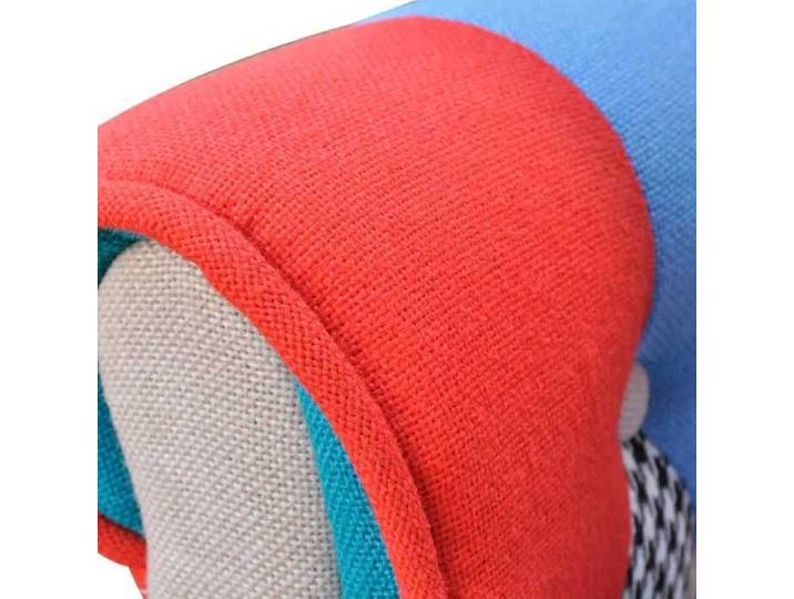 Fauteuil/Chaise - HAOSHOP - Fauteuil avec design de patchwork Tissu &01_350