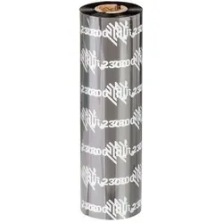 Zebra, Etikettenrolle, Wachsband 2300 - (02300BK11045)