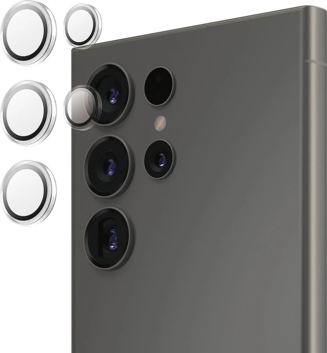 PanzerGlass Hoops Samsung Galaxy S25 Ultra transparente Schutzringe für die Kameralinse