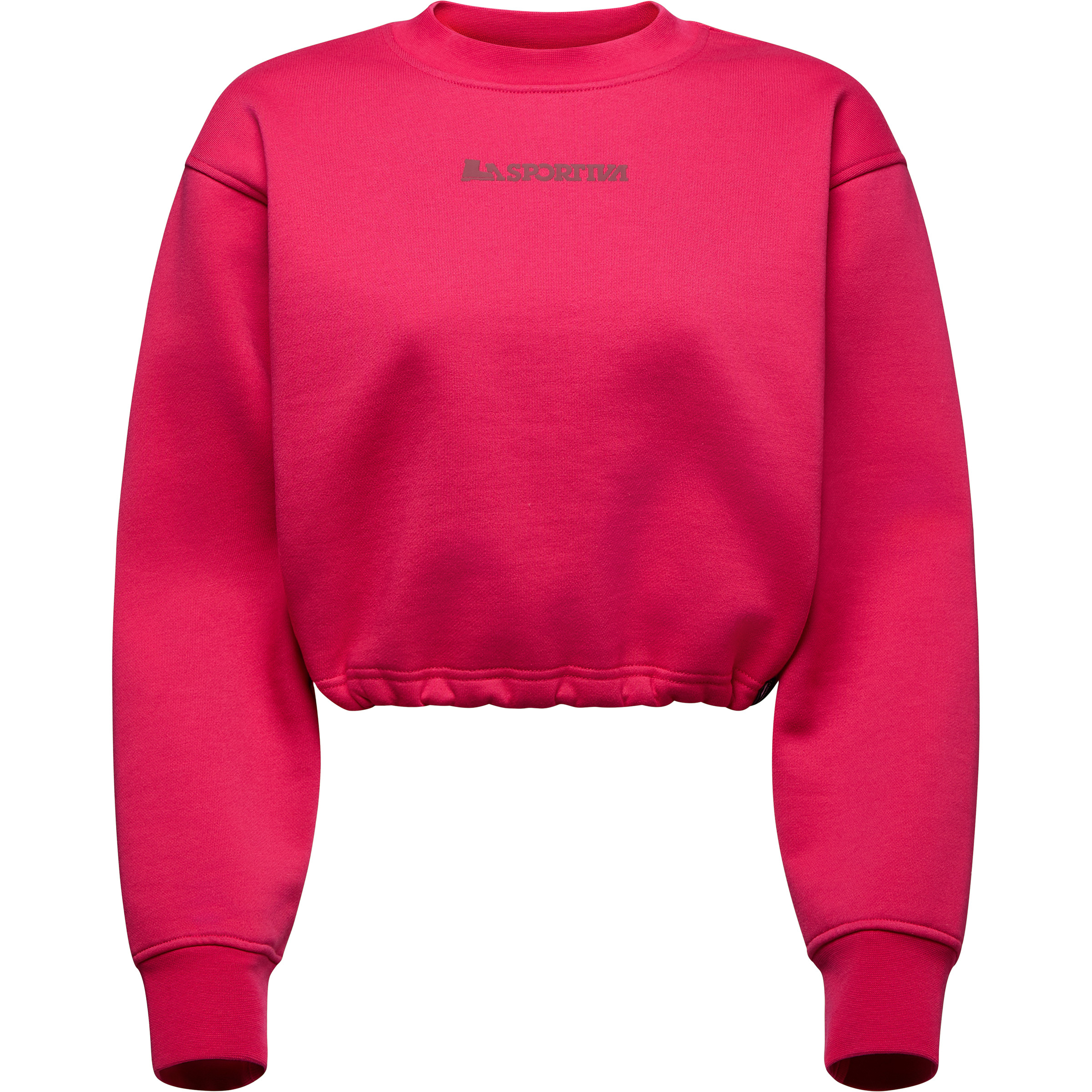 La Sportiva Heritage Logo Crop Damen Pullover pink Größe XS Bouldern | Lifestyle Hautfreundlich