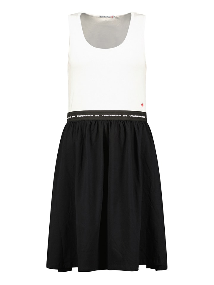 Canadian Peak Kleid "Jodieak" in Weiß/ Schwarz - M