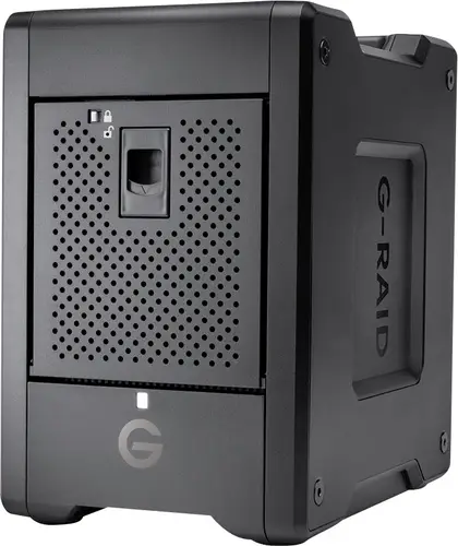 SanDisk Professional G-Raid Shuttle 4 48TB Externe Festplatte 8.9cm (3.5 Zoll) USB-A (USB 3.2 Gen 2), Thunderbolt 3 Schwarz