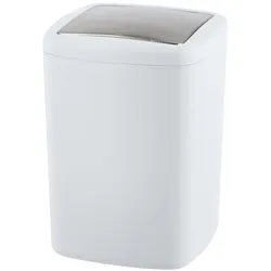 Schwingdeckeleimer BARCELONA (BHT 20,50x28,50x20,50 cm) - weiß - BHT 20,50x28,50x20,50 cm