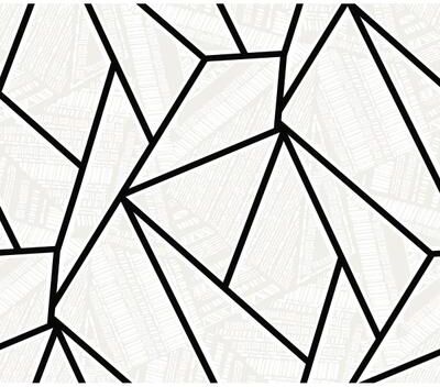 NextWall Vector Geo Peel and Stick Wallpaper - 20.9 in. W x 18 ft. L