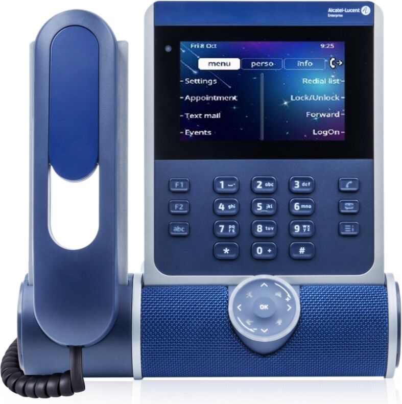 Alcatel Lucent ALE-400 Un téléphone de bureau IP filaire nouvelle génération avec écran tactile couleur.