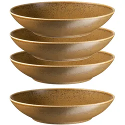 MÄSER by costaverde Pastateller 24 cm, Grumpy, 4er Set, 400261