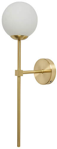 BHS Suzie USB-C Rechargeable Brass Wall Light