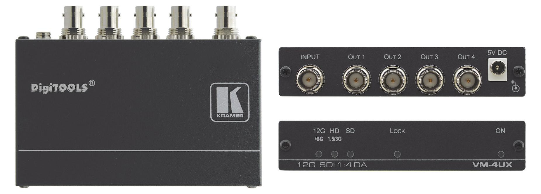 Kramer Electronics VM-4UX - Verteilerverstärker - KVM-Umschalter - Netzteil