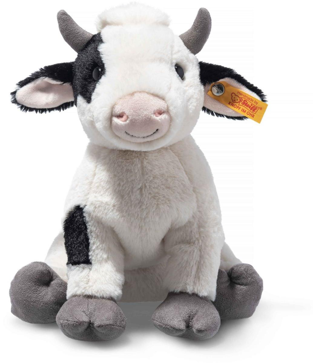 Steiff knuffel koe Cobb, wit/zwart gevlekt, 24 cm