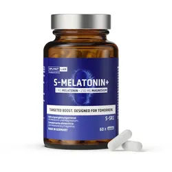 MELATONIN PLUS - Einschlafen & Nerven 60 St