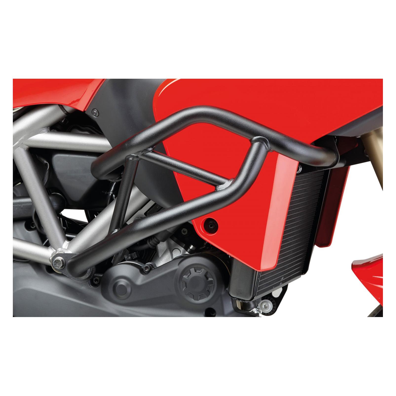Kappa paramotore Tubolare Nero SPECIFICO Per Ducati Multistrada 1200 '11/12 (KN7401)