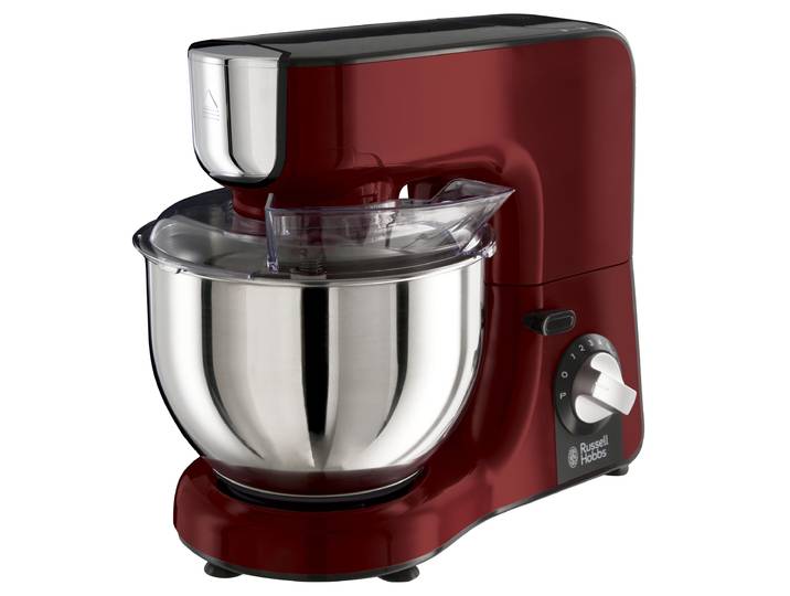 RUSSELL HOBBS Küchenmaschine 23480-56 Multi Desire Rot , schwarz (rot, schwarz), B:42cm H:53cm T:29cm, Küchenmaschinen, Knetmaschine, Standmixer/Zerkleinerer, 3 Rührwerkzeuge, Küchenmaschine