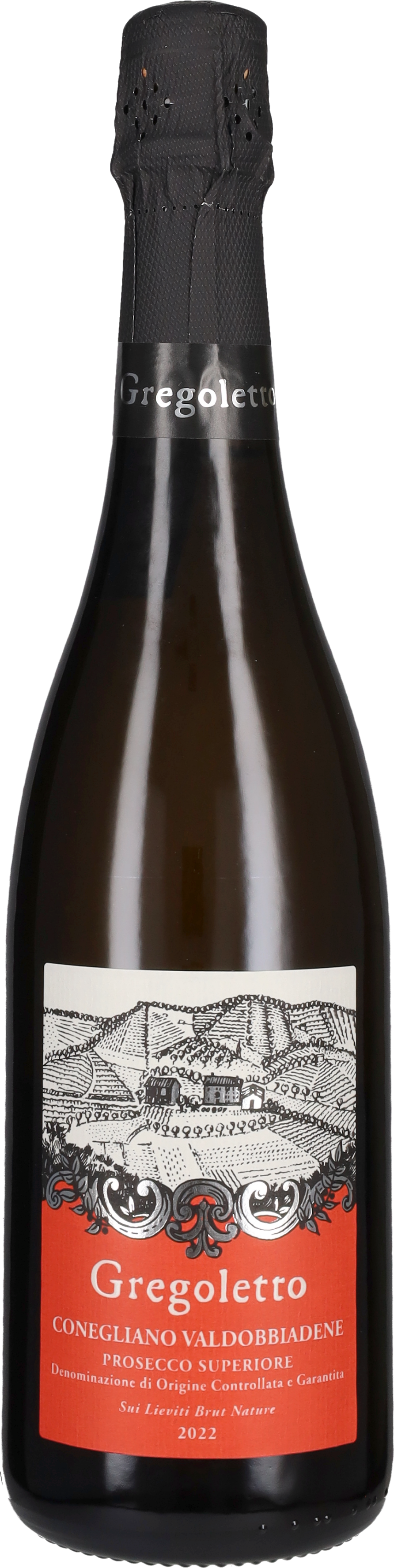 Gregoletto Prosecco Valdobbiadene Brut Nature Sui Lieviti 2022