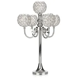 LUMIDA Xmas LED-Dekoleuchter Kristall-Optik 6-Timerfunktion Höhe 55cm, Ø 35cm