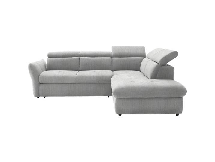 Stylife Ecksofa, Hellgrau, Kunststoff, 4-Sitzer, Ottomane rechts, L-Form, 254x224 cm, Stoffauswahl, seitenverkehrt erhältlich, Wohnzimmer, Sofas & Couches, Wohnlandschaften, Ecksofas