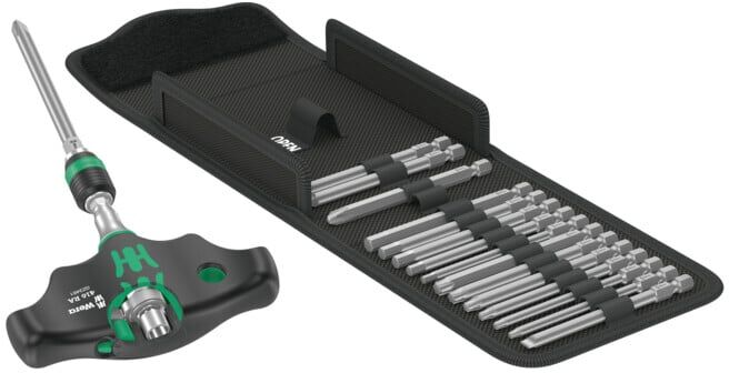 Kit 1 Wera Kraftform Kompakt 400 RA Imperial, 17 pièces (05057473001)