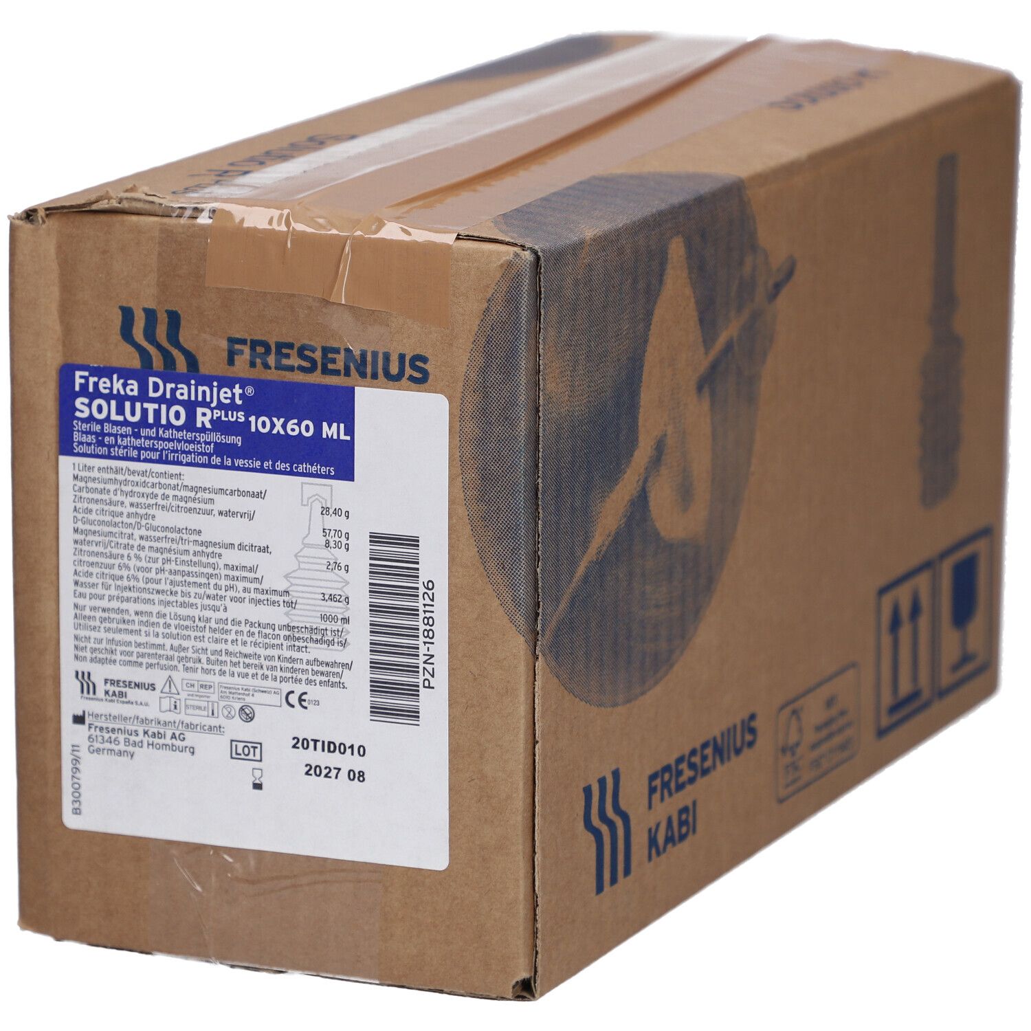 Freka Drainjet Solutio R Plus Flasche 10x60 ml Flaschen