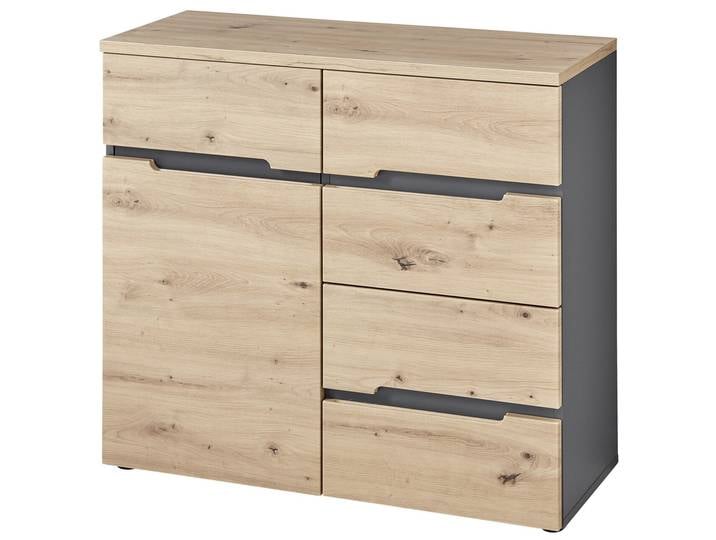Voleo Kommode DETROIT, Eiche Artisan, Holznachbildung