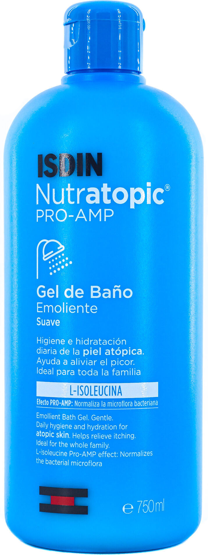 Isdin Nutratopic Pro-Amp Emollient Shower Gel for Atopic Skin 750 ml