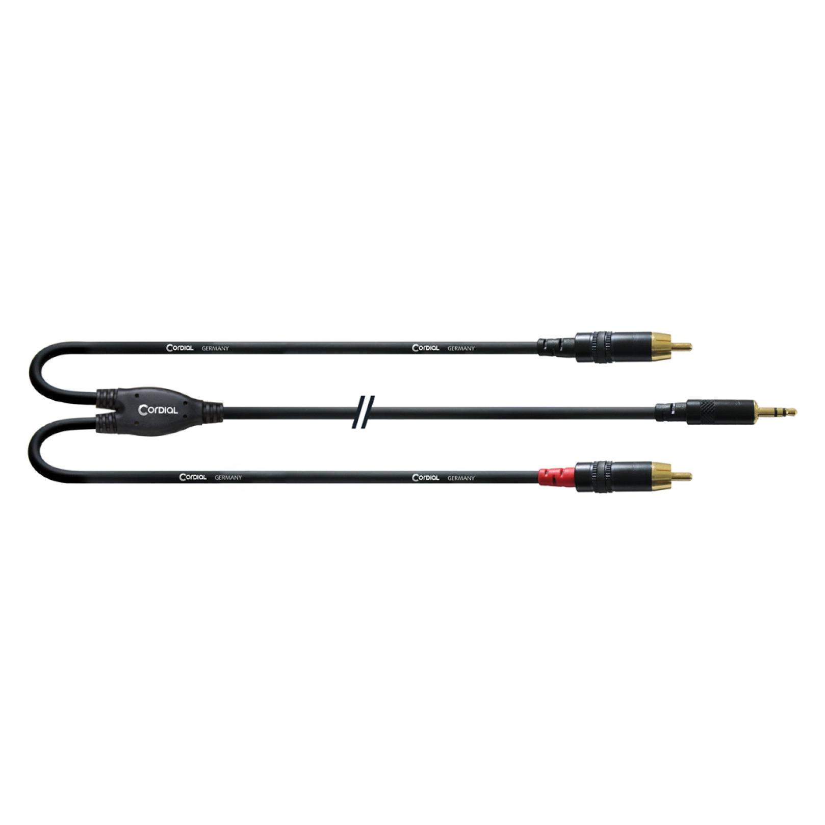 Cordial CFY WCC Anschlusskabel (3 m, AUX Kabel, Cinch Kabel) (CFY 3 WCC)