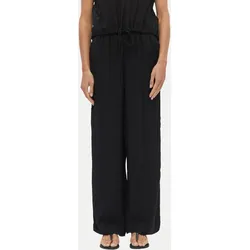 Wide-Leg Hose Schwarz 36