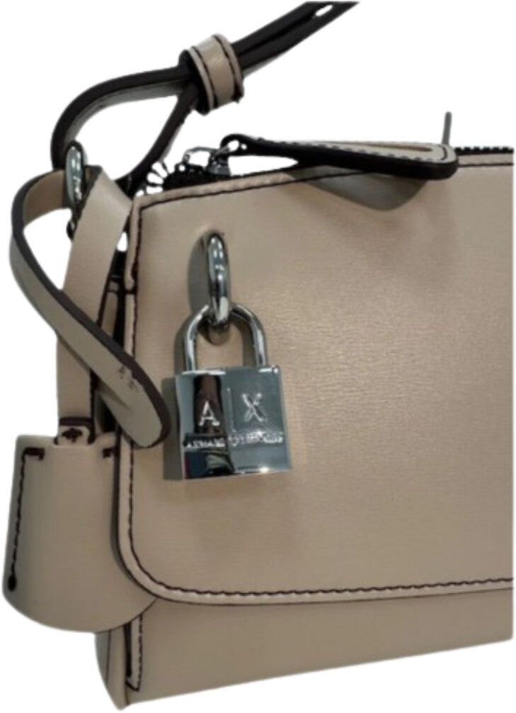 Bolso Armani Exchange Messenger Mujer Beige