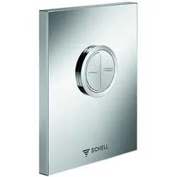 Schell WC Betätigungsplatte EDITION ECO Niederdruck Edelstahl 028142899