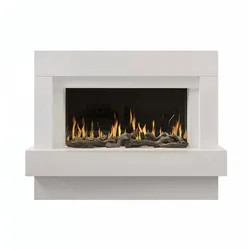 Chemin'Arte Elektrischer Kamin zum Aufstellen LINEA 121 cm mit LED-Flammeneffekt - 264