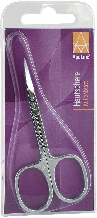 Apoline Hautschere 9 cm verchromt