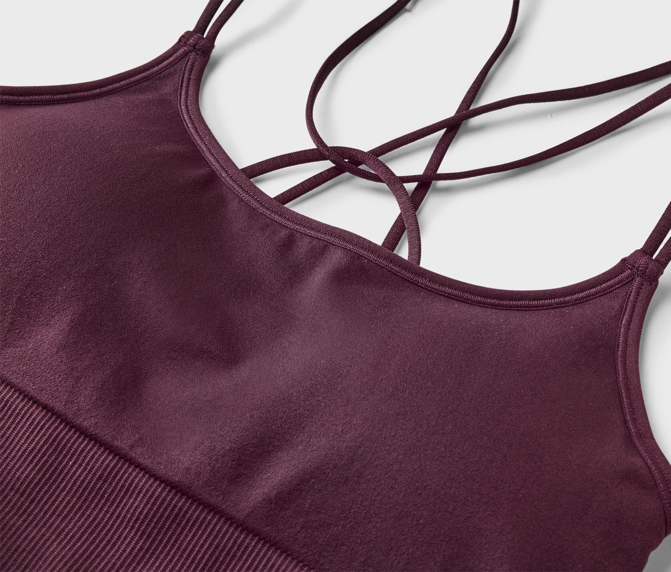 Tchibo - Seamless-Sport-BH - Damen - Gr. XS - weinrot
