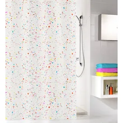 Kleine Wolke Duschvorhang Confetti Clear 180 x 200 cm (Breite x Höhe)