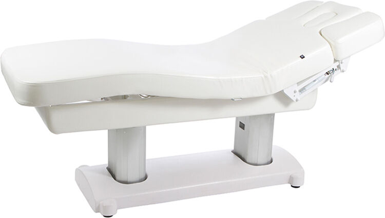 Marquesa de SPA e estética Tensor: Elétrica com quatro motores para controlar a altura e inclinação do assento e o reposapiés