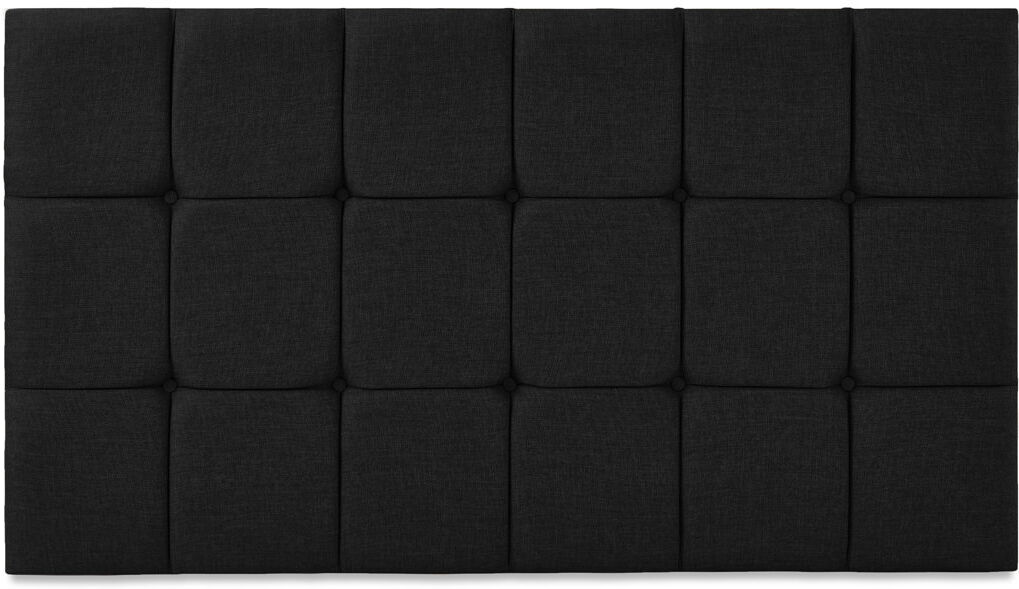 Marlow Home Co. Brickhouse Upholstered Velvet Headboard Black Kingsize (5')
