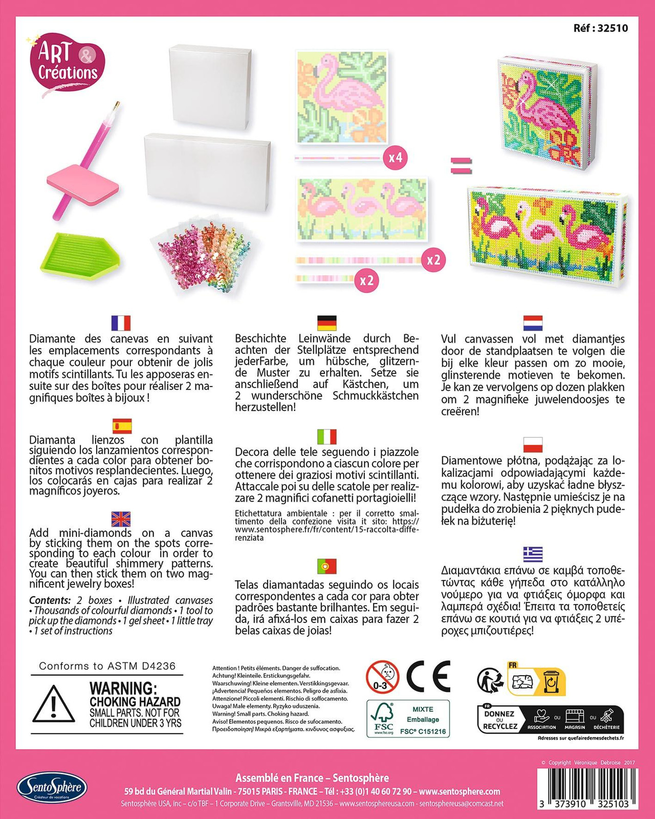 SentoSphere 32510 Creatieve set voor kinderen, meerkleurig