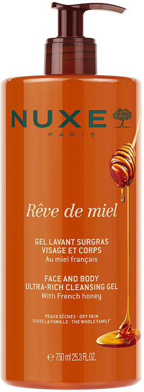 Nuxe Rêve De Miel gel limpiador dermatológico 750 ml