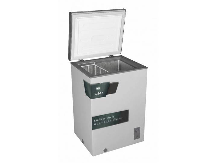 YUNA Gefriertruhe Froster 100D Serebro, 54.50 cm breit, 99 l