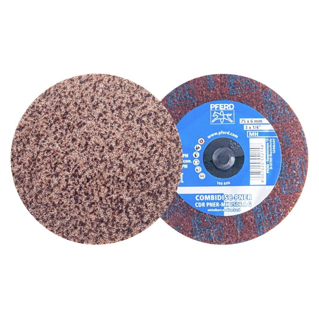 Pferd 47700207 COMBIDISC verpresste Vliesronde CDR PNER O 75mm Mittelhart A Grob fuer (Grob) (47700207)