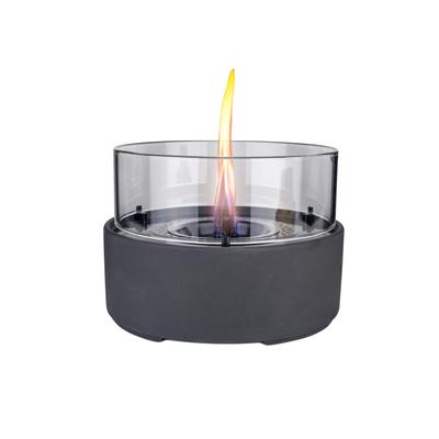 Tischfeuer TENDERFLAME "»BREEZE 18«, Rauch- und rußfrei, in verschiedenen Ausführungen", schwarz, B:20cm H:18cm L:18cm, Edelstahl, Dekokamine