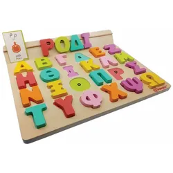 Svoora Greek Alphabet Wooden Wedges 'The first contact with the Greek language'. 03002 from 4+ Years (Griechisch)
