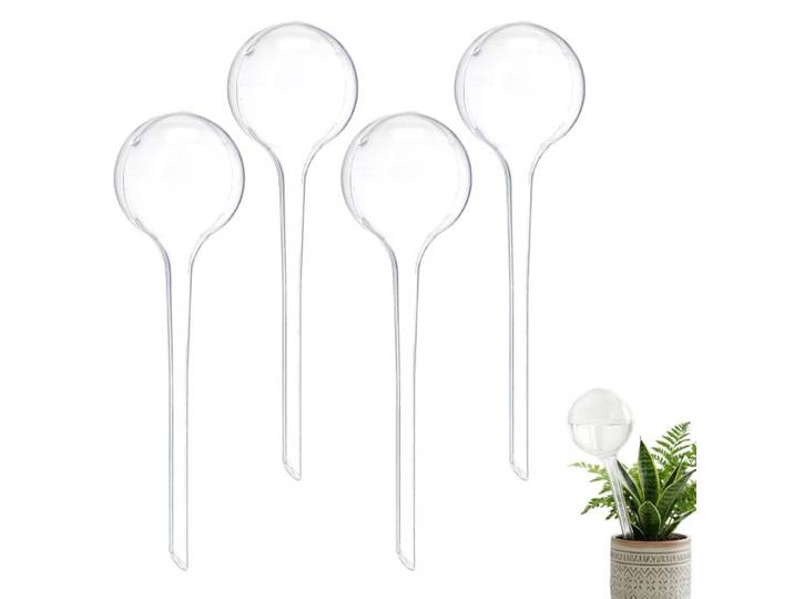 Relaxdays Globes d’arrosage lot de 80 transparent