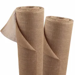60m x 1m Jutegewebe 215g/m2 Jutematte Gartenjute Jute Stoff Sackleinen Juteband