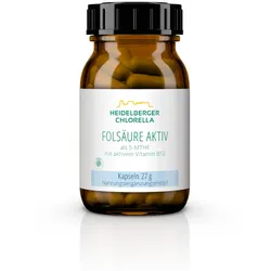 Folsäure Aktiv + Vitamin B12 Aktiv  60 St Kapseln
