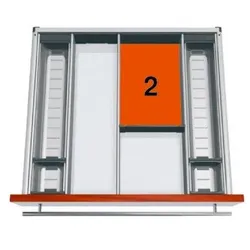 Blum Fach-Set ORGA-LINE 600 für TANDEMBOX antaro, Besteckkasten, Grau