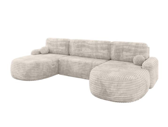 Wohnlandschaft LIRA-U Creme - Tilia 01