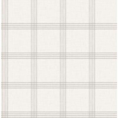 Chesapeake Twain Dove Plaid Wallpaper