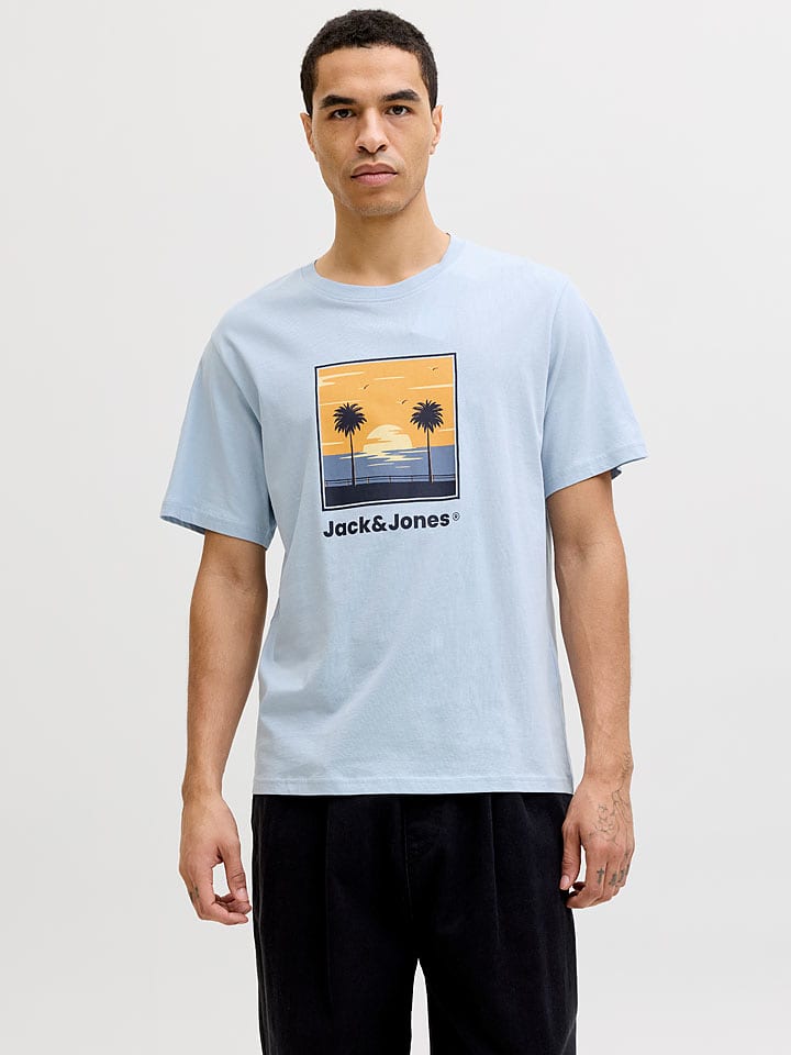 Jack & Jones Shirt "Perry" in Hellblau - L