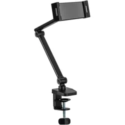 InLine Tablet Halter mit Tischklemme, Tablet Halterung, Schwarz