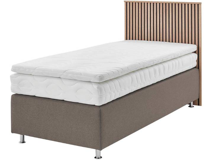 Westfalia Schlafkomfort Boxspringbett Quercus, wahlweise mit LED-Beluchtung, 3 Matratzenarten zur Auswahl