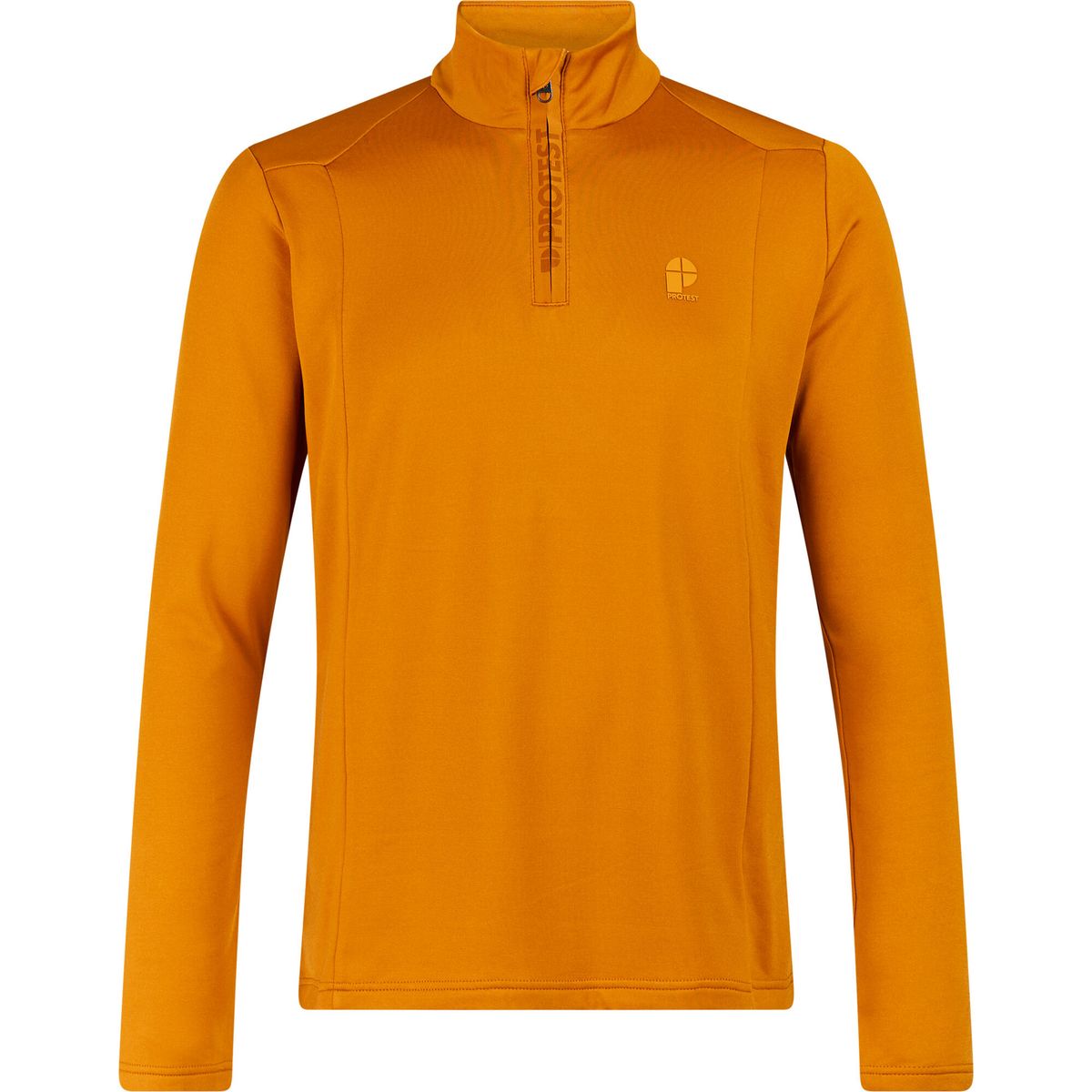 Protest Rewill 1/4 Zip Active top maple brown (168) M 3793100-168-M