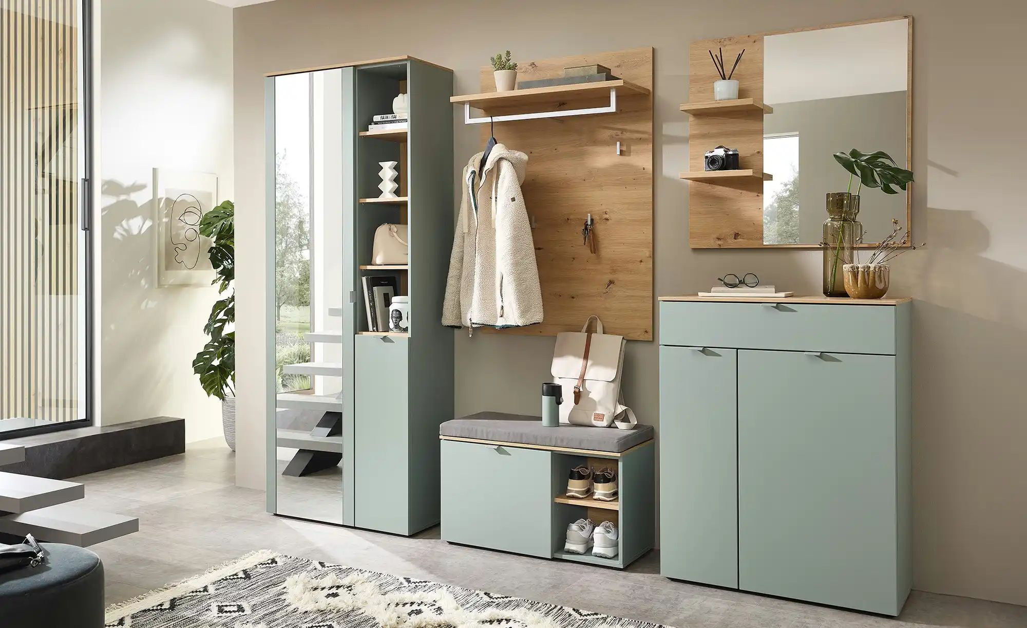 uno Garderobenpaneel  Turin ¦ holzfarben ¦ Holzwerkstoff ¦ Maße (cm): B: 78 H: